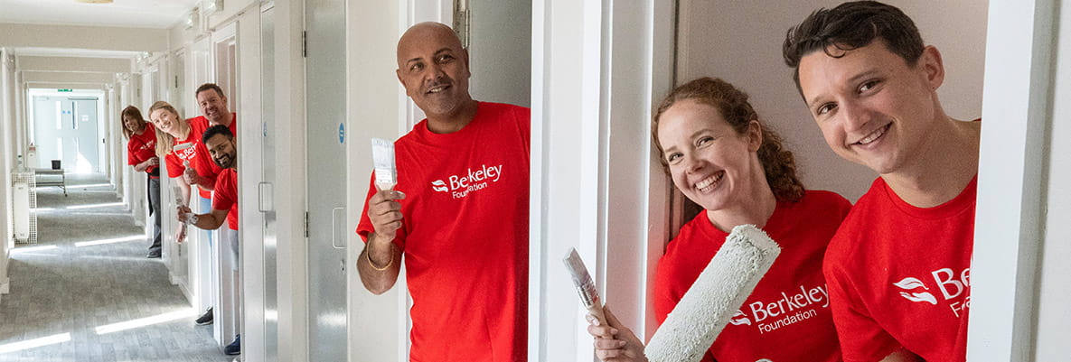 An image of St Joseph Volunteers painting