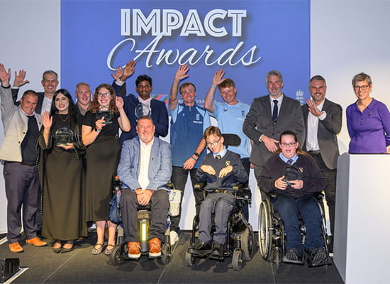 Group photo of Berkeley Foundation and Lord's Taverners members.