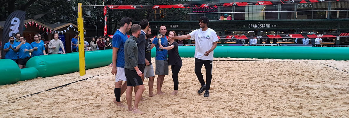 The Berkeley Capital Team taking part in sporting activities with AFK