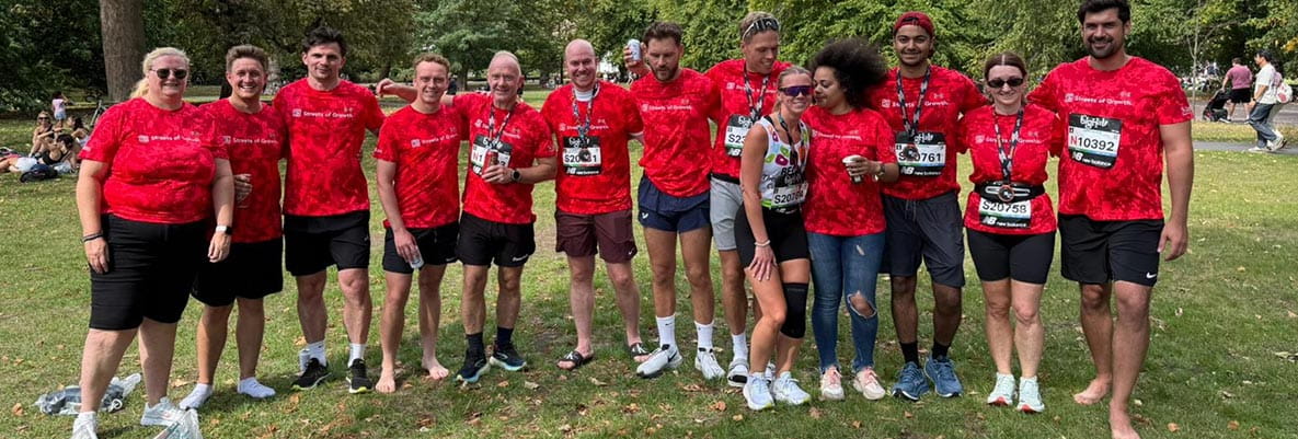 An image of people for Foundation posing after a Charity Event