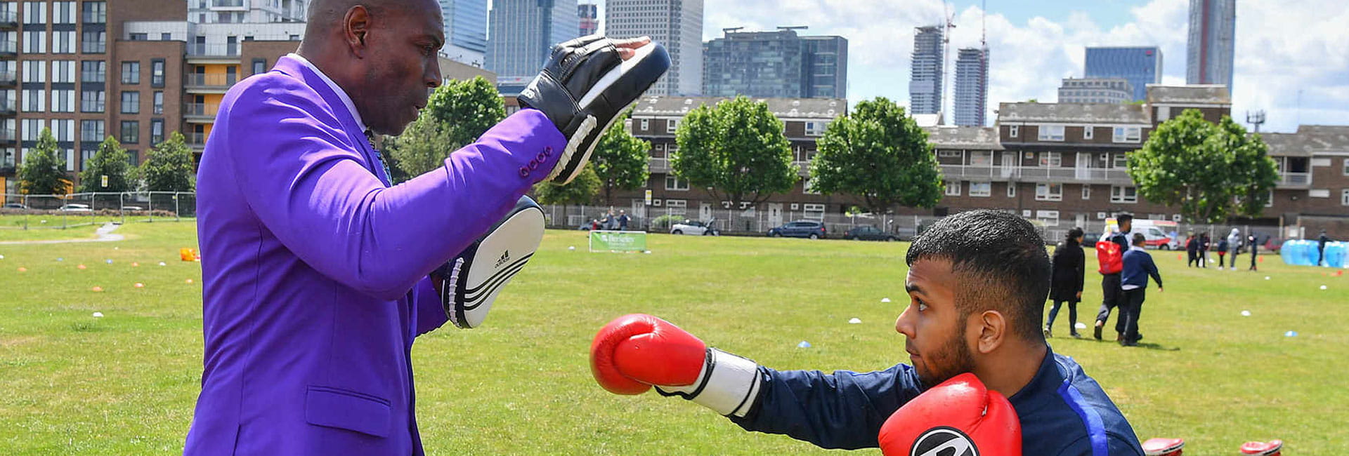 Frank Bruno backs "life changing" Street Elite programme