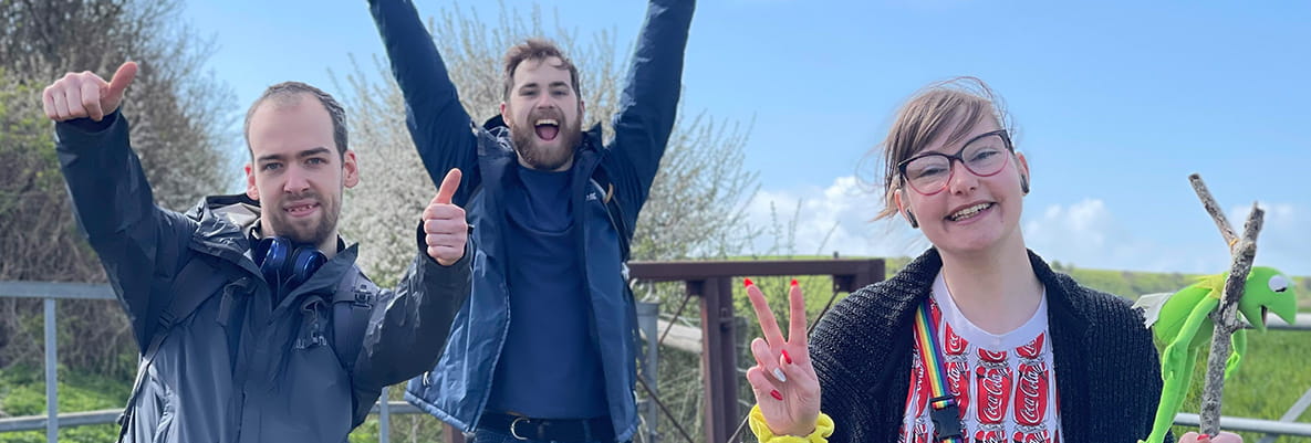 Participants of Berkeley Foundation's Resilience Fund celebrating