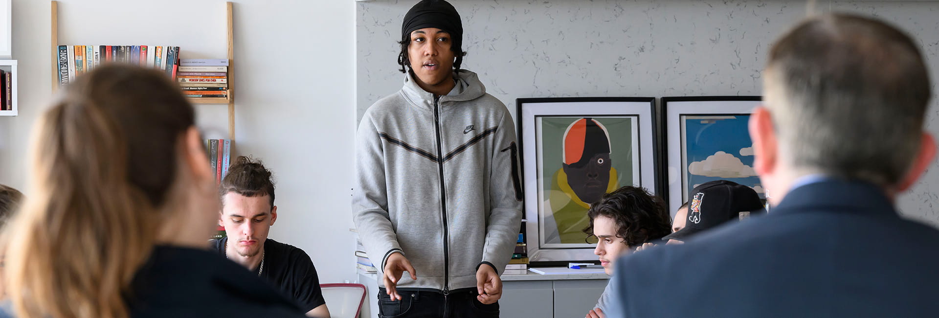 Groundwork London and Southall Community College visit to The Green Quarter