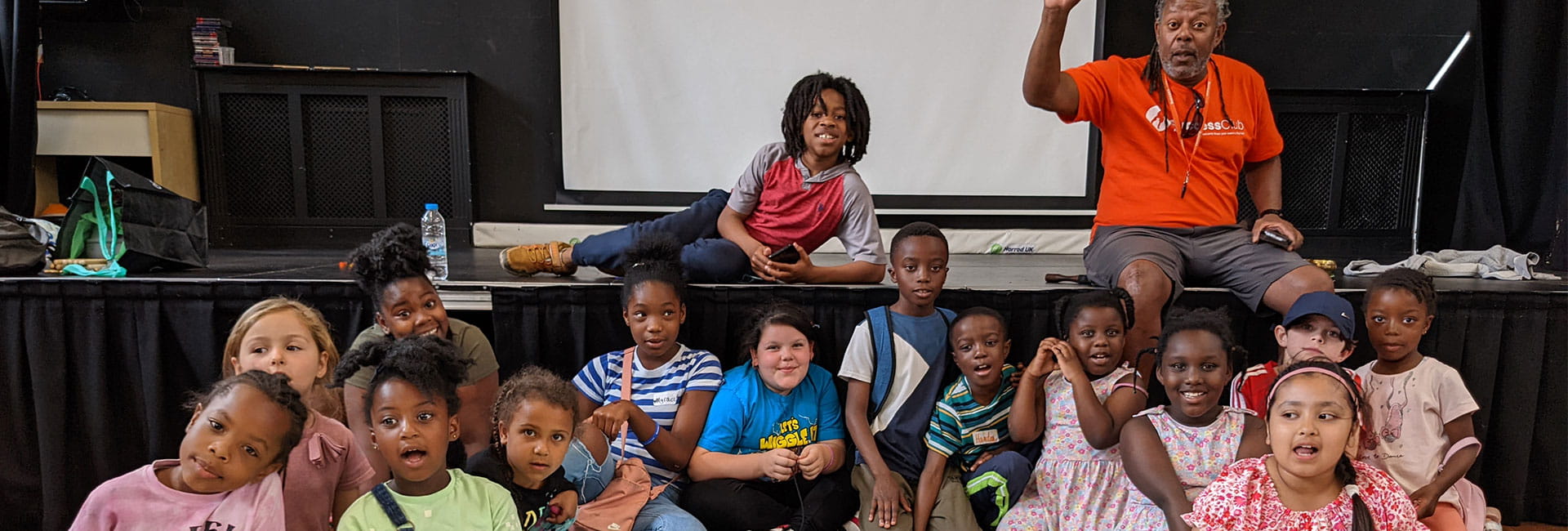 Photograph of children at the Resilience Fund