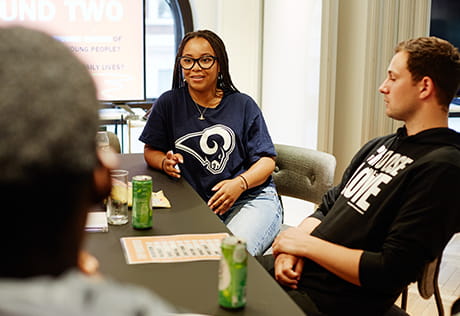 My Life My Say members having a chat