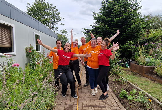 An image of volunteers from BSE posing for a photo