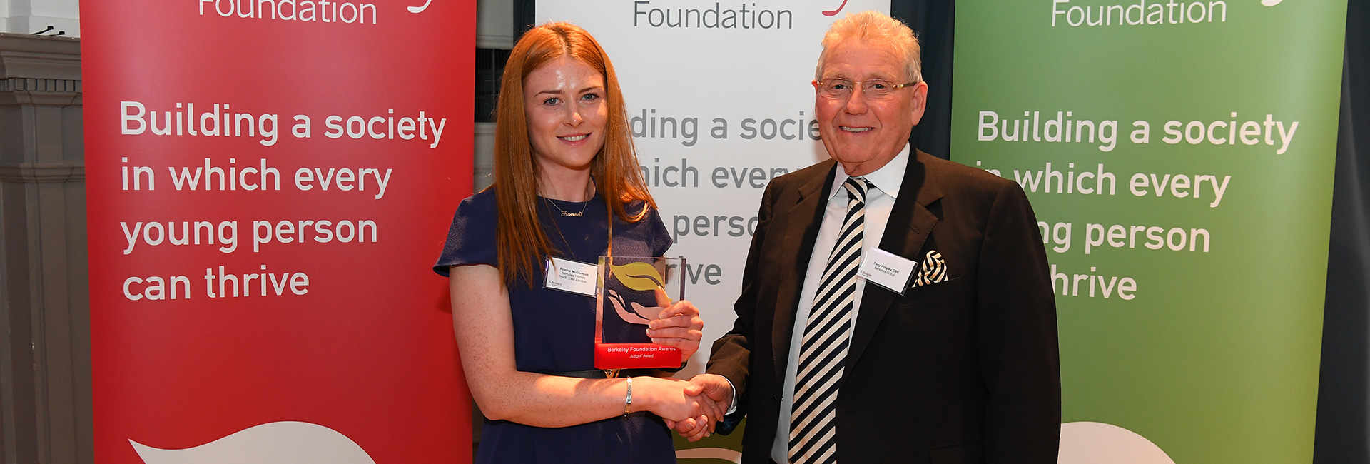 Fionna McDermott receive her award