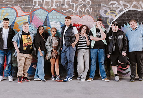 Berkeley Foundation partners, group of young people