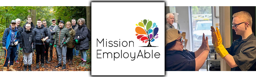 Mission EmployAble Logo and images