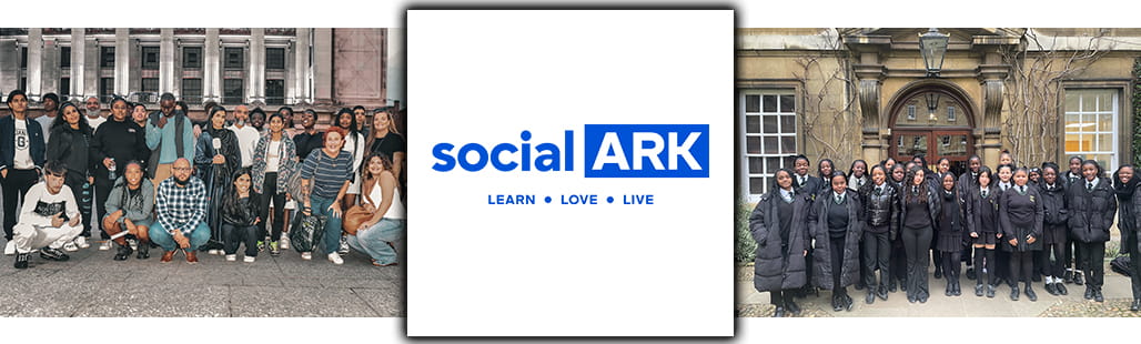 A montage of images from people who are a part of the charity Social Ark