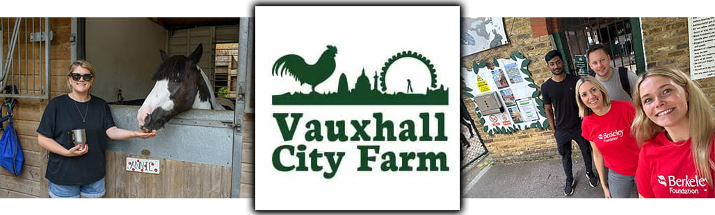 Vauxhall City Farm Logo Montage
